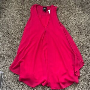 Vibrant Pink Sleeveless Dress